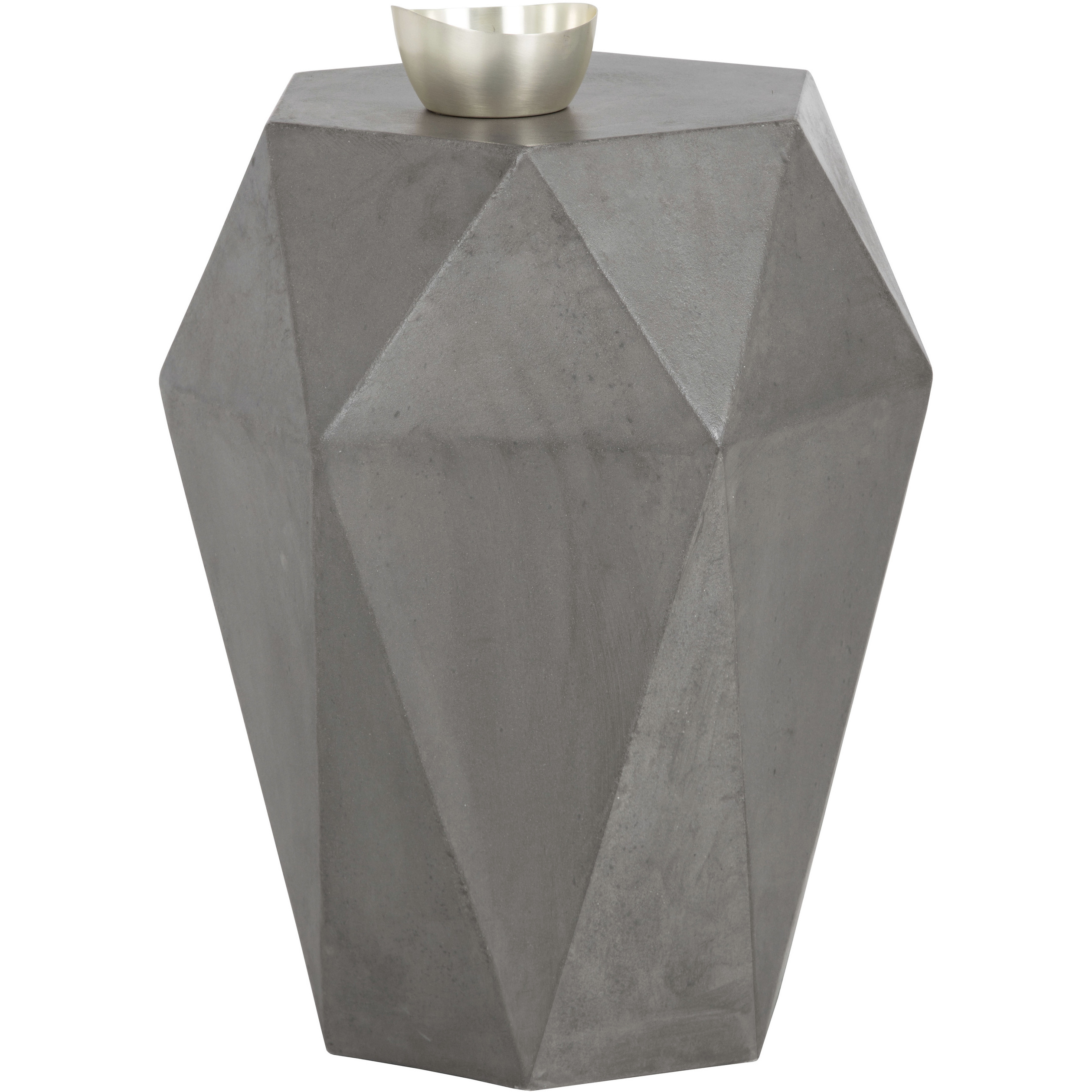 Constance 22 X 18 inch Grey Outdoor End Table